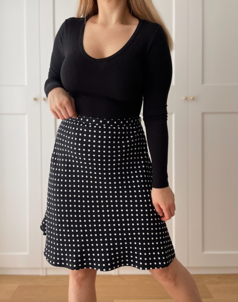 Spódnica VINTAGE, wiskoza - M/L