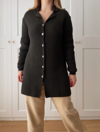 Kardigan 100% wełna merino - M/L