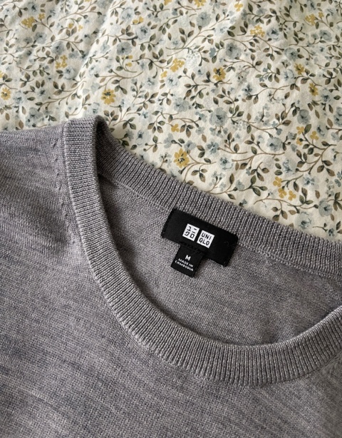 UNIQLO, 100% wełna merino - XL unisex