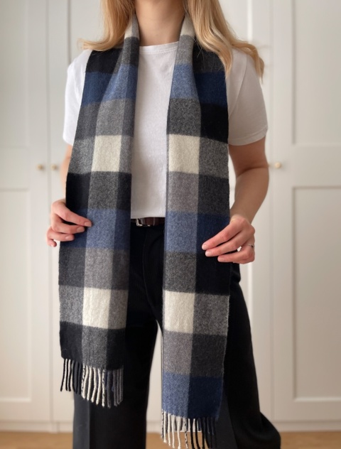 Szalik AVOCA, 100% wełna - 24 x 170 cm