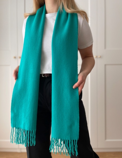 Szalik 80% wełna - 29 x 176 cm