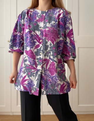 Koszula VINTAGE, wiskoza - XL/3XL oversize