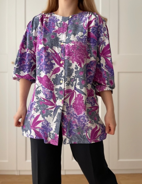 Koszula VINTAGE, wiskoza - XL/3XL oversize