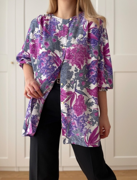 Koszula VINTAGE, wiskoza - XL/3XL oversize