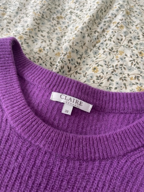 Sweter CLAIRE, 80% wełna - L/XL