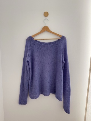 Sweter handmade, moher - L/XL