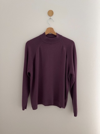 Sweter 100% wełna znak Woolmark - 3/4 XL oversize