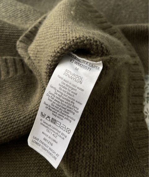 Sweter SEASALT CORNWALL, 80% wełna - L/XL