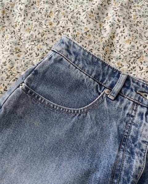 Jeansowa spódnica STEET ONE, bawełna - S