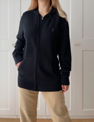 Sweter ALL SAINTS, 100% wełna merino - L/XL unisex