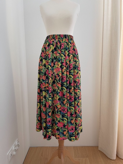 Spódnica VINTAGE, wiskoza - M/XL