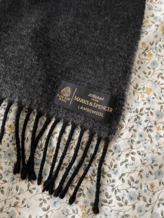 Szalik 100% wełna - 28 x 156 cm