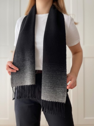 Szalik 100% wełna - 28 x 156 cm