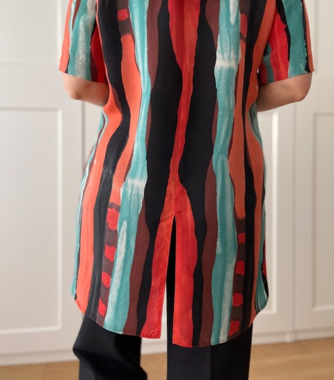 Koszula VINTAGE, 100% cupro - M/XL