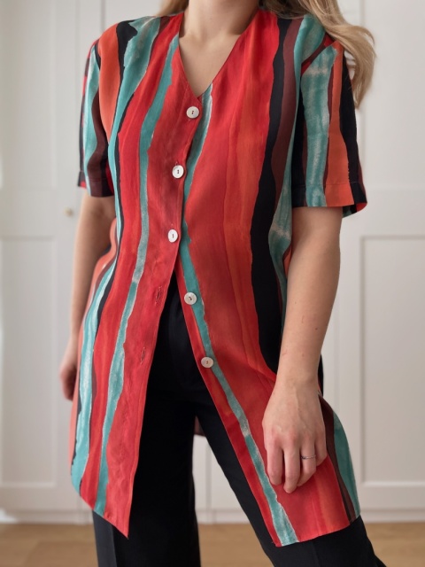 Koszula VINTAGE, 100% cupro - M/XL