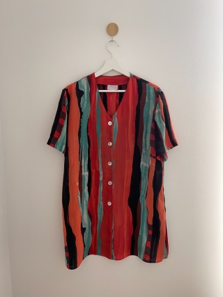 Koszula VINTAGE, 100% cupro - M/XL