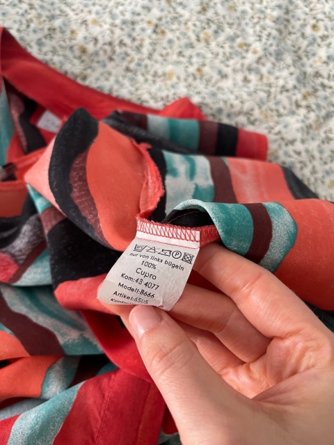 Koszula VINTAGE, 100% cupro - M/XL