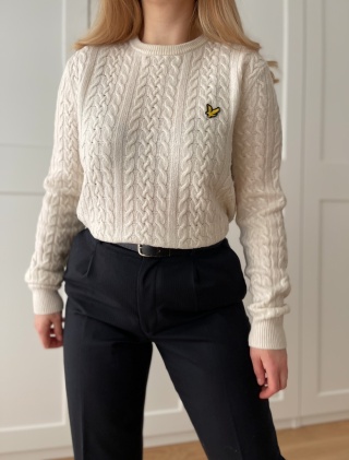 Sweter LYLE&SCOTT, 80% wełna - XL/XXL unisex