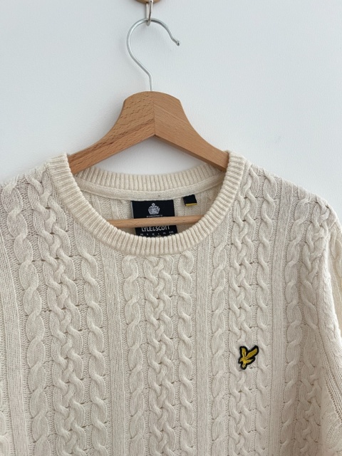 Sweter LYLE&SCOTT, 80% wełna - XL/XXL unisex