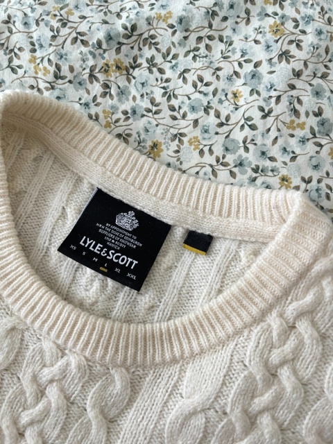 Sweter LYLE&SCOTT, 80% wełna - XL/XXL unisex