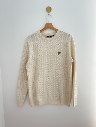 Sweter LYLE&SCOTT, 80% wełna - XL/XXL unisex