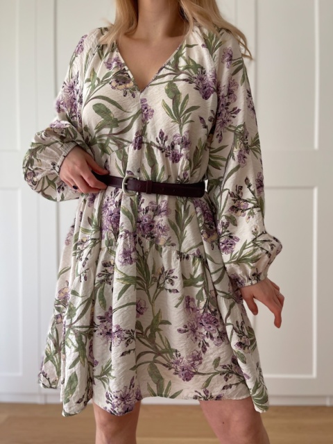 Sukienka H&M, wiskoza i poliamid - L/XL