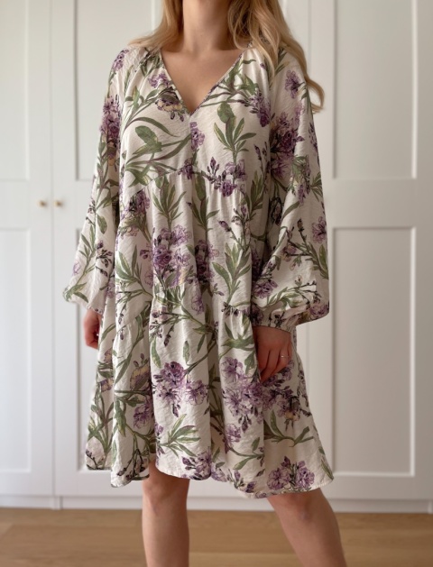 Sukienka H&M, wiskoza i poliamid - L/XL