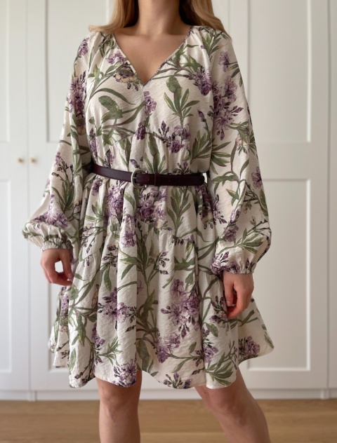 Sukienka H&M, wiskoza i poliamid - L/XL