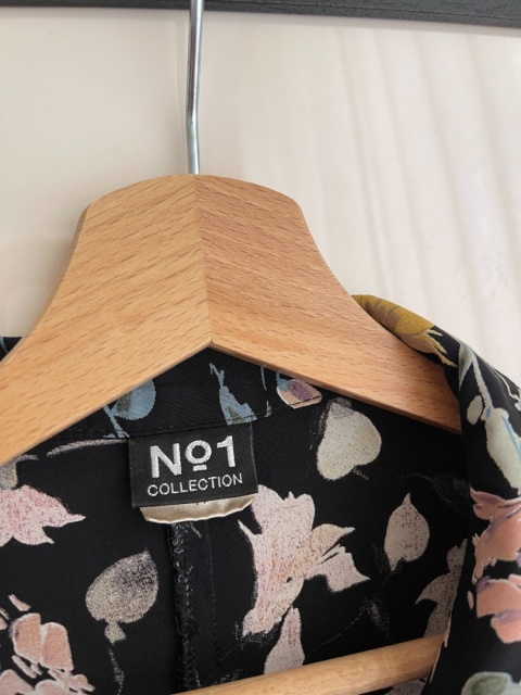 Sukienka vintage, wiskoza - XL