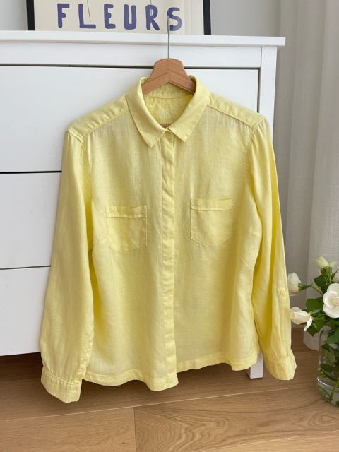 Koszula M&S, 100% len - M/XL