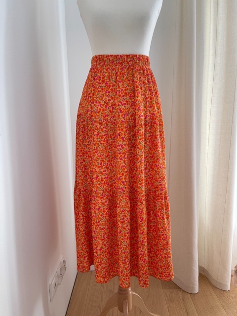 Spódnica midi JIMMY KEY, wiskoza - S/M