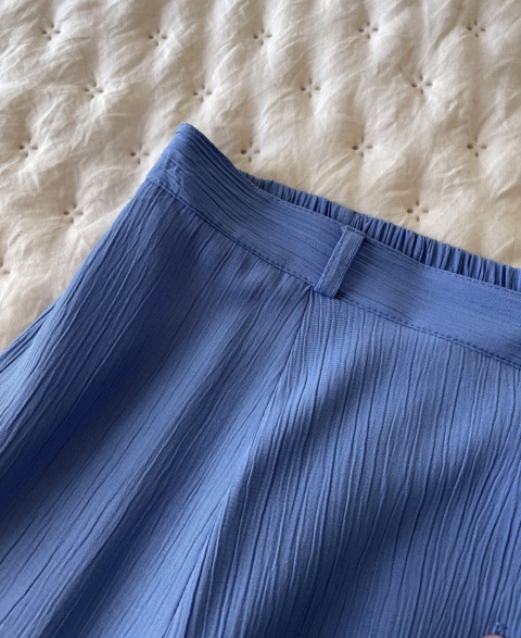 Błękitna spódnica BONMARCHE, 65% wiskoza - M/XL