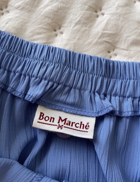 Błękitna spódnica BONMARCHE, 65% wiskoza - M/XL