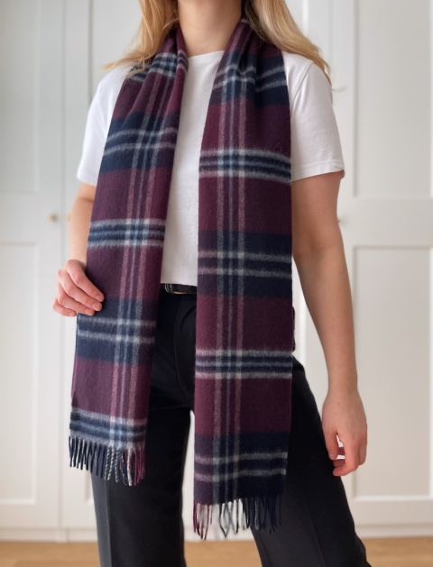 Szalik M&S, 100% wełna znak Woolmark, 30 x 168 cm NOWY