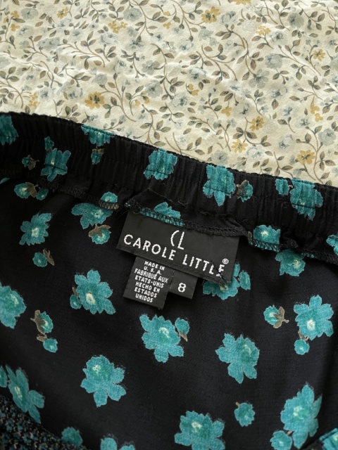 Vintage spódnica midi, wiskoza - M/L