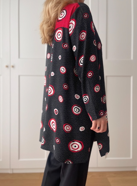 Koszula vintage DANA SZCZECIN, 100% wiskoza - M/XXL