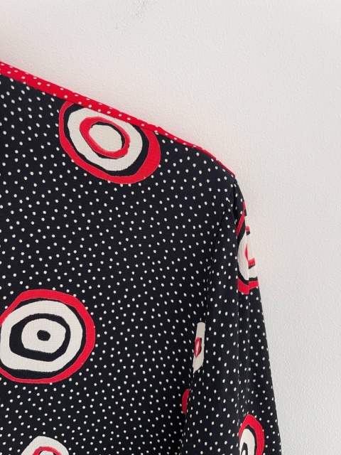 Koszula vintage DANA SZCZECIN, 100% wiskoza - M/XXL