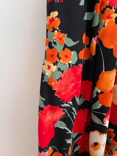 Spódnica vintage, bawełna - M/L