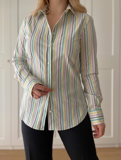 Koszula w paski MARELLA, bawełna i elastan - L