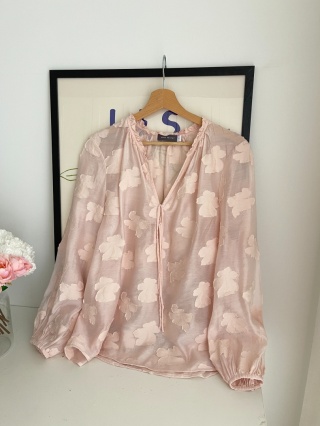 Bluzka MINT VELVET, wiskoza, bawełna, poliamid - L/XXL