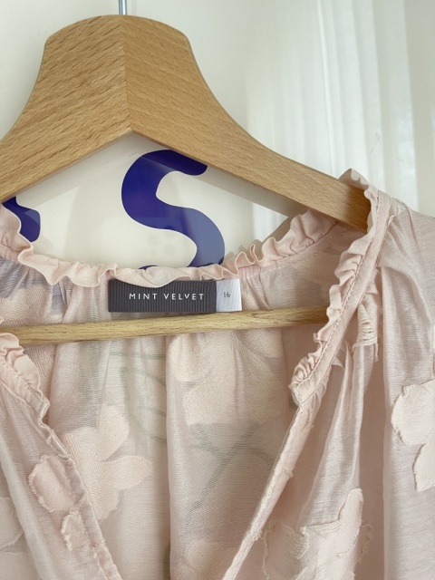 Bluzka MINT VELVET, wiskoza, bawełna, poliamid - L/XXL