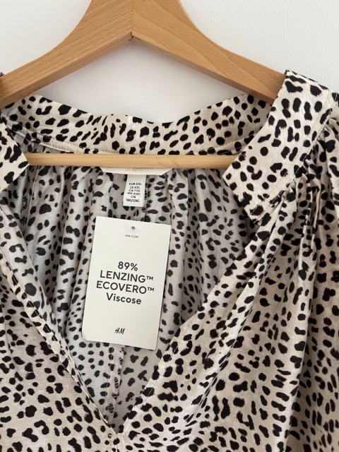 Bluzka H&M, 89% wiskoza - XXL NOWA Z METKĄ