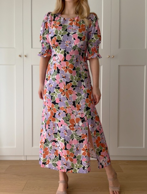 Sukienka NOBODY'S CHILD, wiskoza - M NOWA Z METKĄ