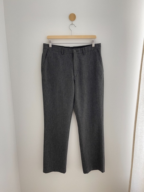 Szare spodnie 60% wełna - L / unisex