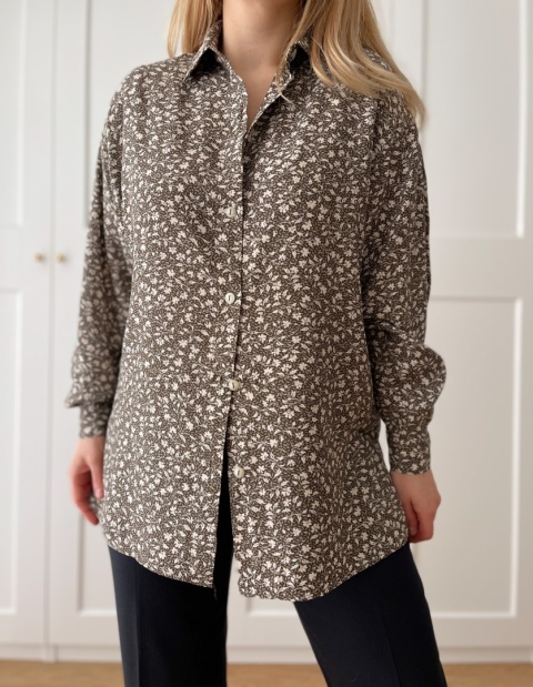 Koszula vintage, 100% wiskoza - M/XXL