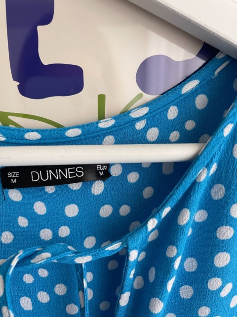 Sukienka w grochy, wiskoza - L/X: