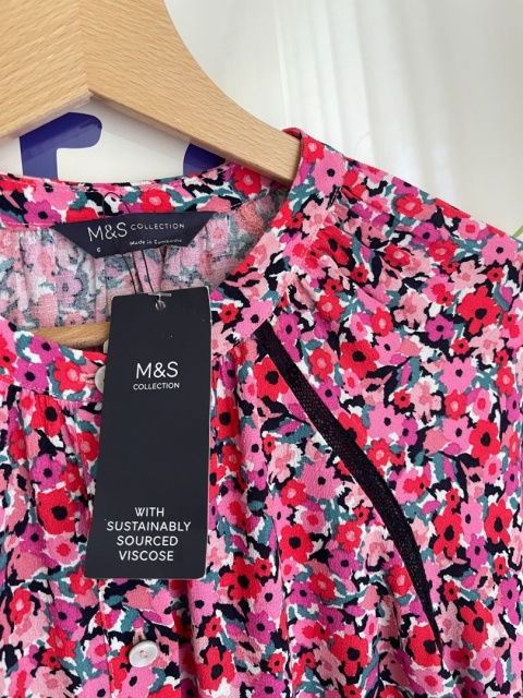 Koszula M&S, 100% wiskoza - XS/S NOWA Z METKĄ