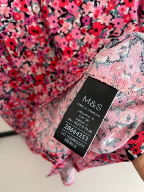 Koszula M&S, 100% wiskoza - XS/S NOWA Z METKĄ