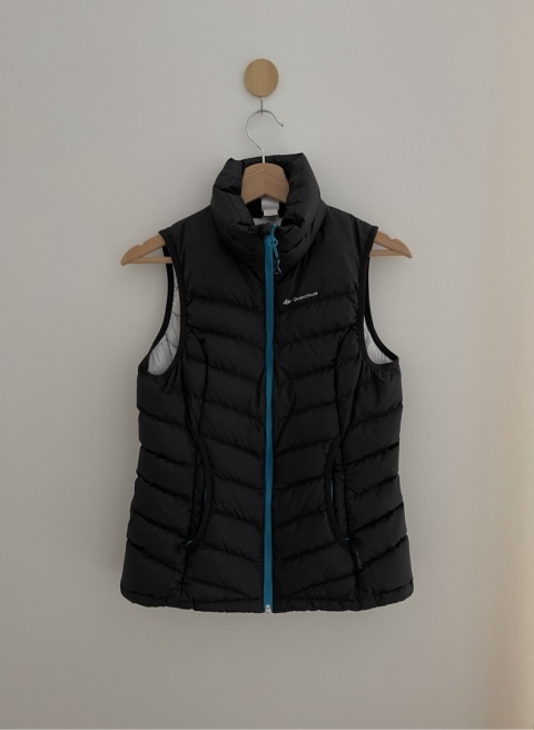Kamizelka bezrękawnik Quechua, wypełnienie puch i pierze - XS