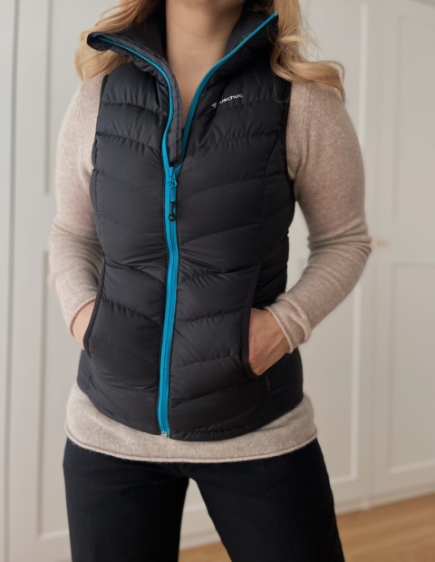 Kamizelka bezrękawnik Quechua, wypełnienie puch i pierze - XS